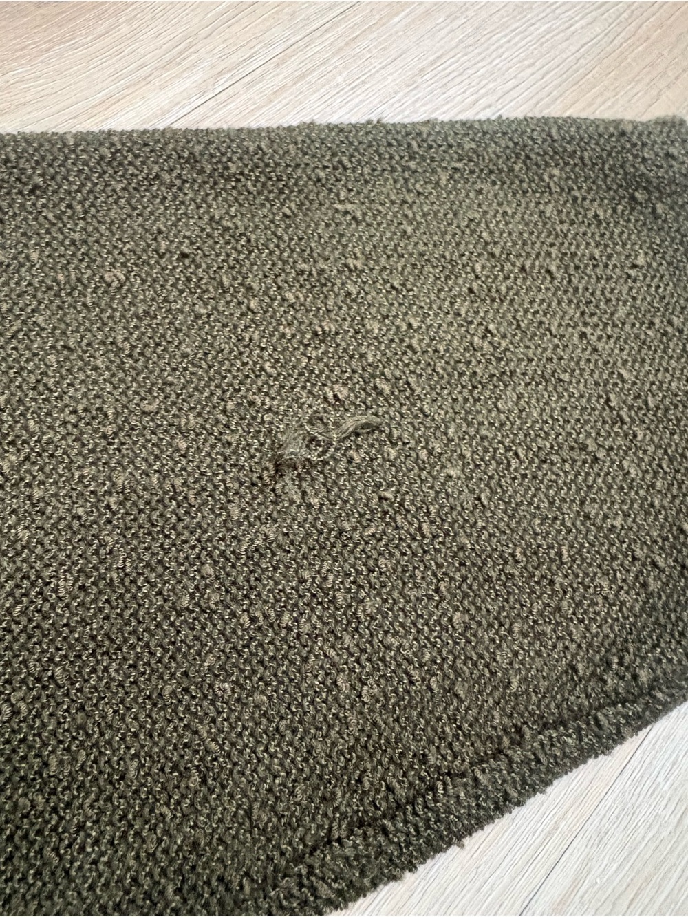 VICI Olive Green Cropped Knit with White Piping - Picture 4 of 7